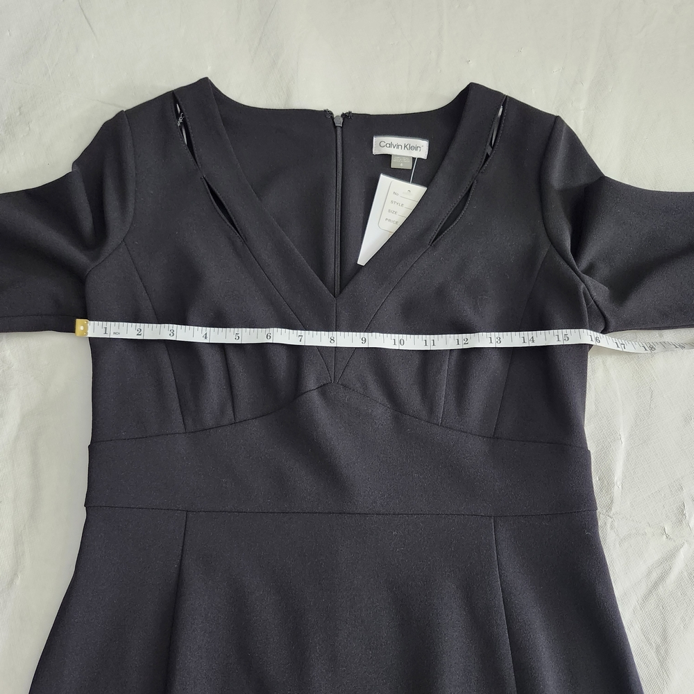 Calvin Klein Black Long Sleeve Dress - Picture 4 of 7